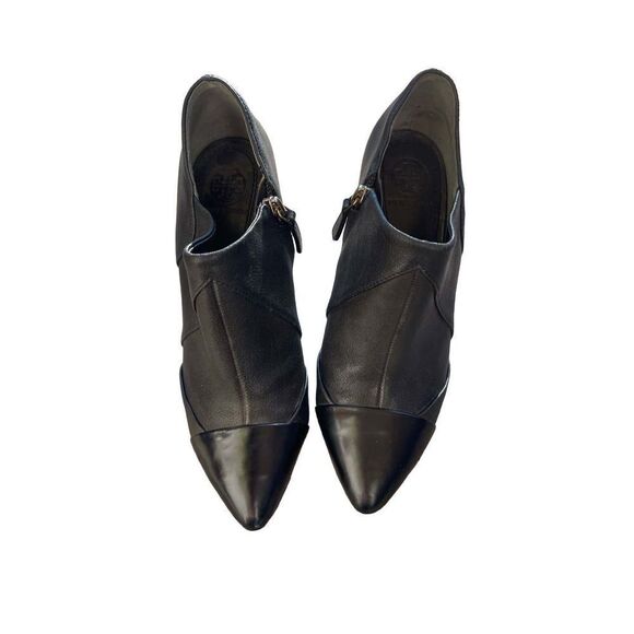 Tory Burch - Black leather ankle boots- 6